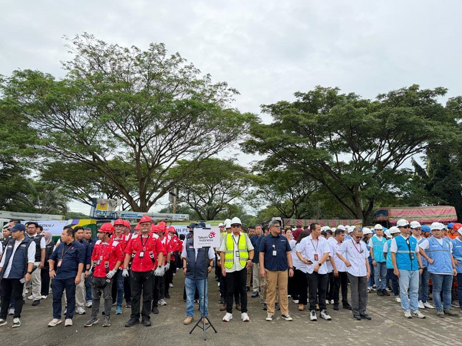 TelkomGroup Kirim 118 Relawan dan Bantuan Kemanusiaan di Masa Pemulihan