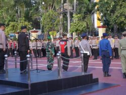 Wali Kota Palu Pimpin Apel Gelar Pasukan Operasi Lilin Tinombala 2025