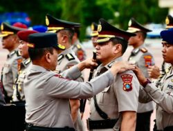 7 Pejabat Utama dan 3 Kapolres Jajaran Polda Sulteng Sertijab