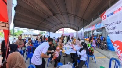 Alfamidi Edukasi Pencegahan Kekurangan Zat Besi Balita di Padanjakaya Palu