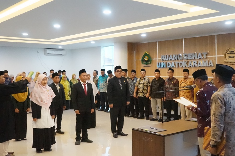 Dr Mayyadah Resmi Jabat Dekan Fakultas Syariah UIN Datokarama