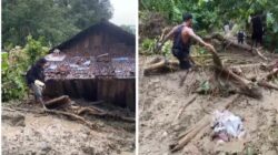 Dusun Sisere Donggala Terisolir, Akses Jalan Tertutup Lumpur Bercampur Kayu