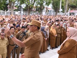 Gubernur Sulteng Tekankan Integritas dan Pelayanan Publik pada Apel Gabungan Perdana 2026