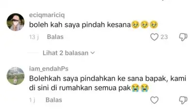 Komentar warga tiktok ingin pindah ke morowali