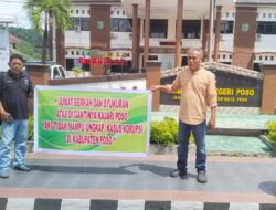 LSM Syukuran Kajari Poso Mutasi: Stop Kirim Kajari Tak Produktif