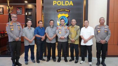 PWI Sulteng Silaturahmi ke Polda, Perkuat Kemitraan Strategis