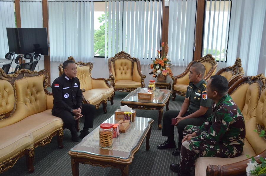 Pemkot Palu - Kodam Palaka Wira Perkuat Koordinasi Ciptakan Stabilitas