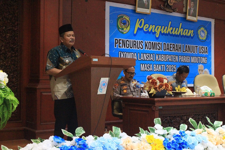 Pengurus Komda Lansia Parimo Dikukuhkan, Wabup: Teladan bagi Generasi Penerus