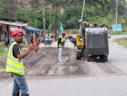 Proyek Preservasi Jalan Tagolu-Tentena Diragukan Tuntas Sesuai Pelaksanaan Kontrak