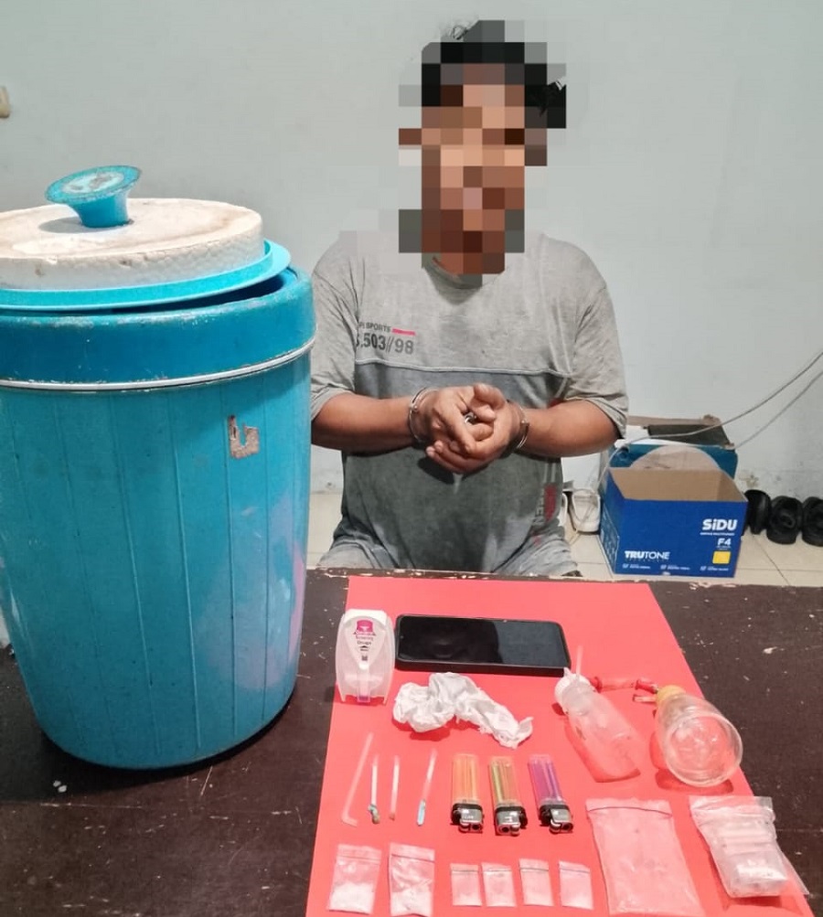 Seorang Warga Desa Torue Diciduk Polisi Gegara Diduga Edarkan Sabu