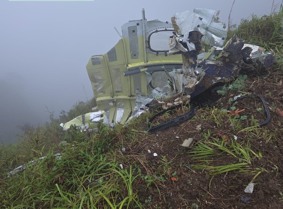 Serpihan Pesawat ATR Ditemukan di Selatan Lereng Gunung Bulusaraung
