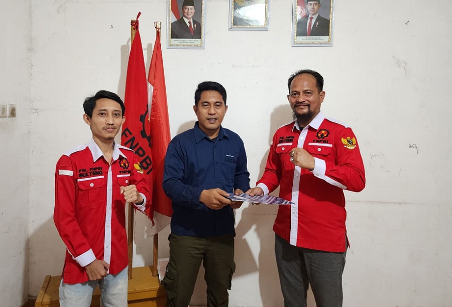 Terima SK dari DPW, Sofyan: FNPBI Parigi Moutong Siap Jadi Rumah Perjuangan Buruh