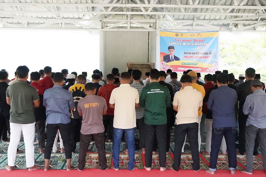 UIN Datokarama Bangun Masjid Semi Permanen di Kampus II Sigi