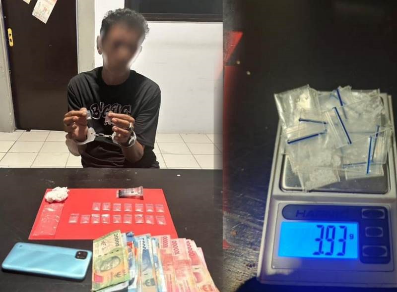 Warga Malei Tojo Diamankan Polres Touna Gegara Sabu, 18 Paket Sabu Siap Edar