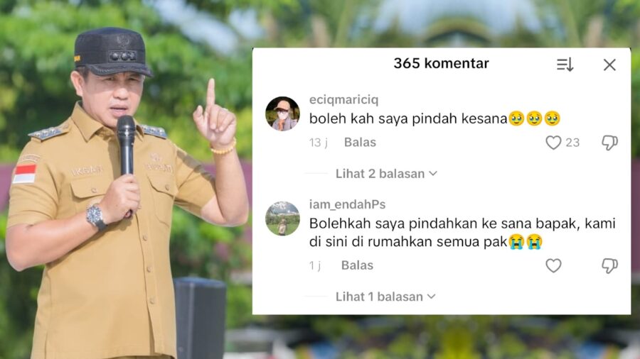 bupati morowali banjir pujian warga tiktok ingin pindah domisili