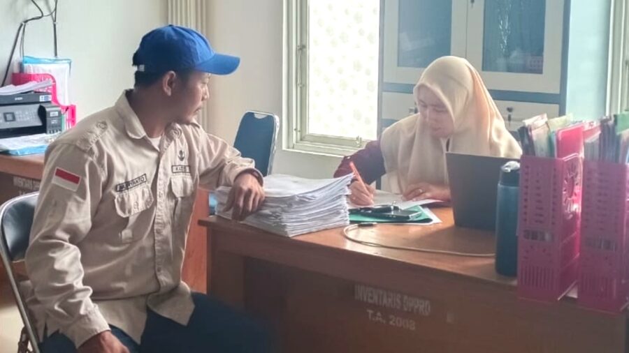 kades muryanto jemput program rehabilitasi rumah ke dinas perumahan morowali