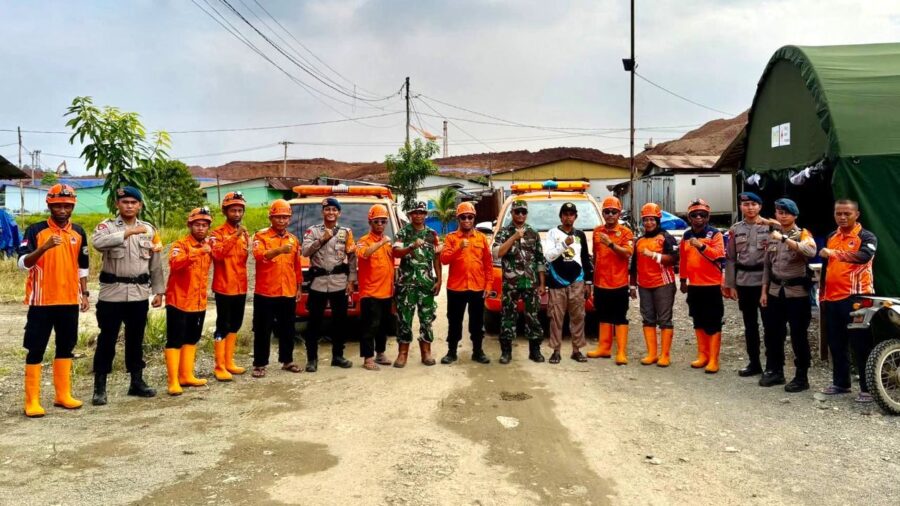 penanganan kedaruratan pergeseran tanah di fatufia morowali usai