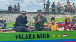 Pangdam Palaka Wira Beri Bantuan Perahu buat Anak Sekolah di Touna