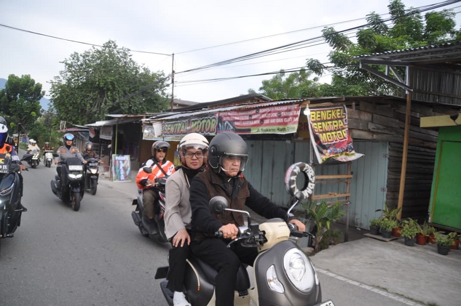 Hadianto Tinjau Kawasan Vatutela, Pantau Wilayah Pinggiran Kota Palu