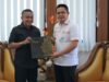 Kepala BPJS Ketenagakerjaan Cabang Palu yang Baru Silaturahmi ke Wali Kota Hadianto