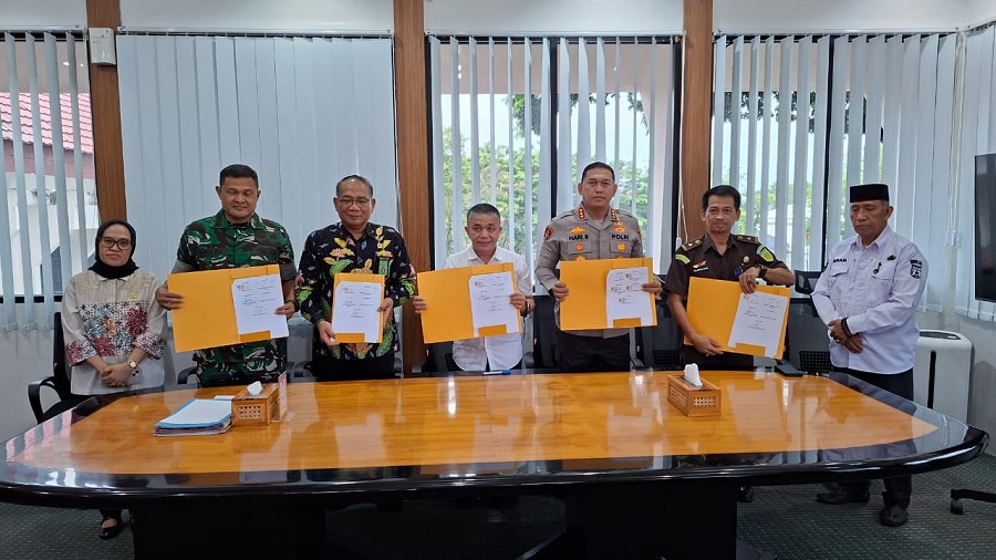 Pemkot Palu dan Forkopimda Teken MoU Pengawasan Pajak Daerah