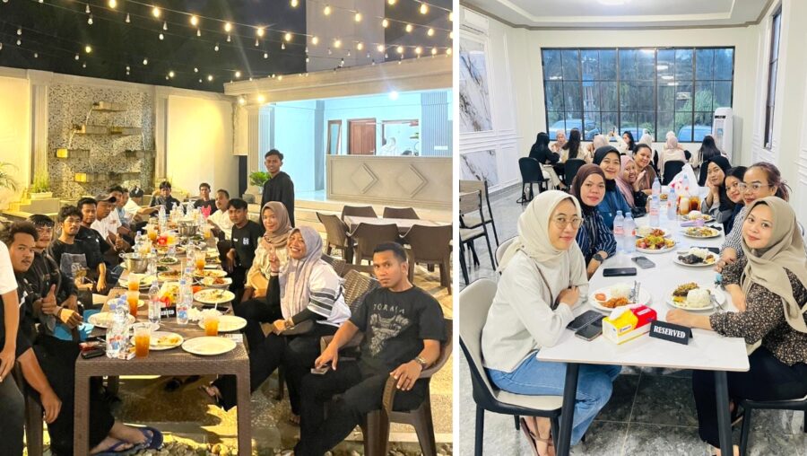 bukber di gab cafe dan resto morowali suasana santai menu bikin puas