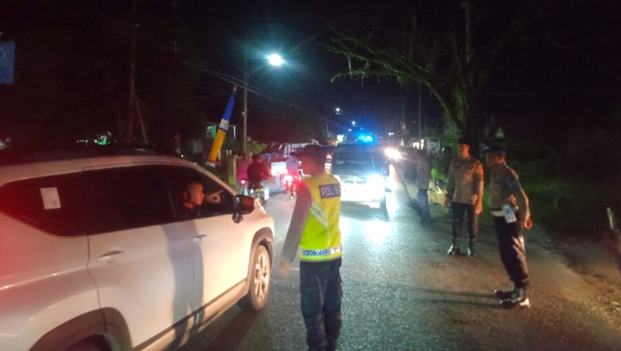 camat apresiasi polsek witaponda pawai malam takbiran berjalan lancar
