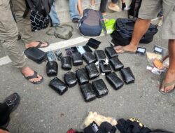 6 Kurir Sabu Ditangkap di Bandara Mutiara Palu, 16 Kg Sabu Diamankan