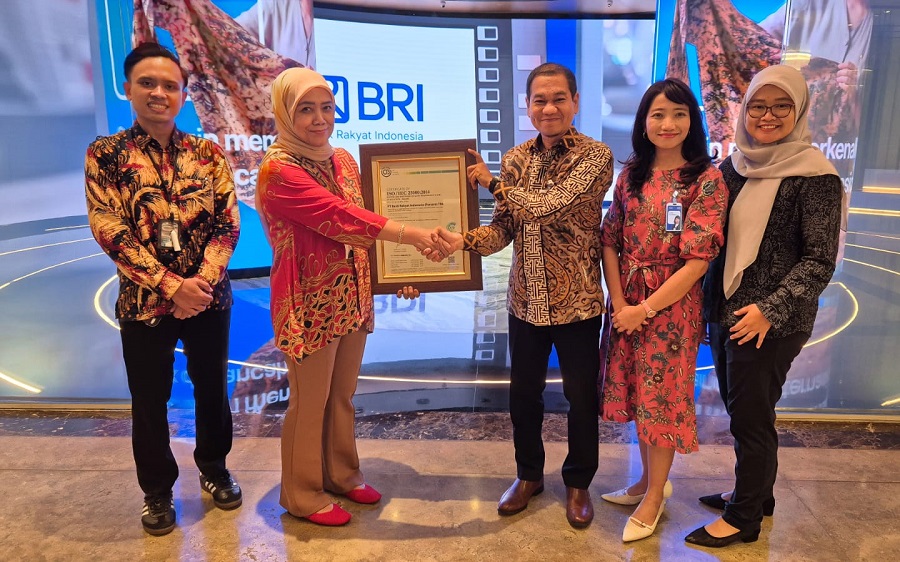 BRI Jadi Bank Pertama di Indonesia Bersertifikasi ISO/IEC 25000