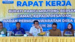 Bupati Parigi Moutong Tekankan Sinergi Prioritas Pembangunan pada Rapat Kerja di Kecamatan Moutong