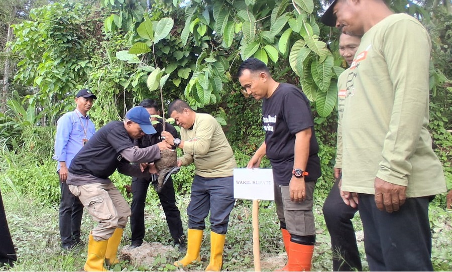 Parimo Aksi Tanam Pohon Untuk Mitigasi Perubahan Iklim