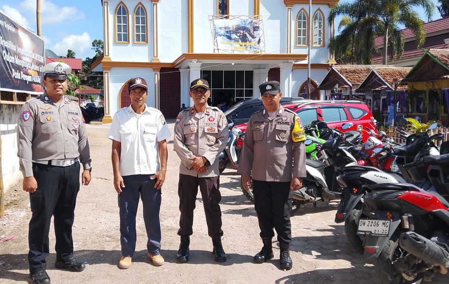 Perayaan Ibadah Jumat Agung Berjalan Aman dan Lancar di Morowali Utara