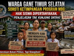 Warga Gane Timur Selatan Soroti Ketimpangan Program MBG: Hak Siswa Dipertanyakan