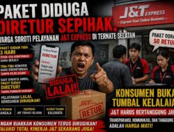 Warga Soroti Pelayanan J&T Express di Ternate Selatan, Paket Diduga Dikembalikan Sepihak