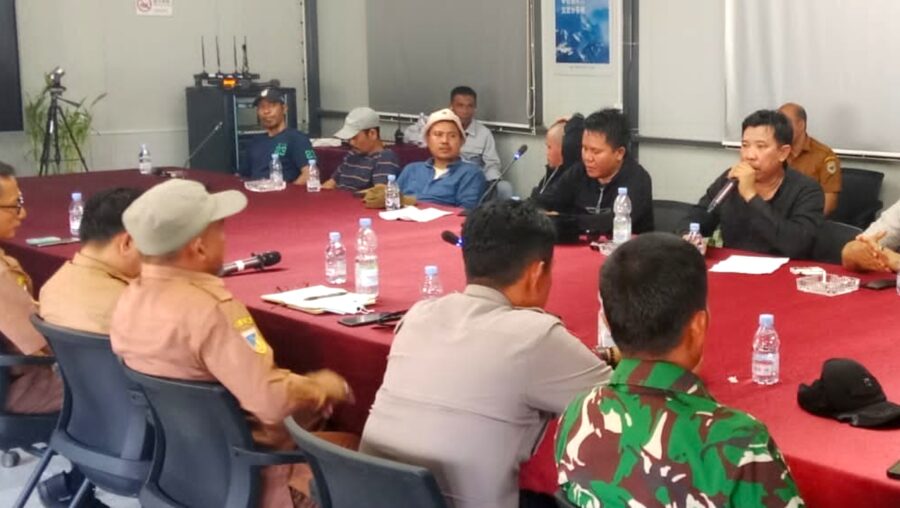 btiig terima perwakilan massa aksi amki morowali