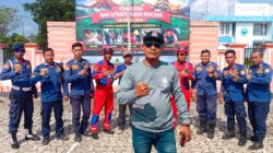 damkar dan penyelamatan morowali ikuti simulasi kebakaran dalam rangka hari kesiapsiagaan bencana 2026