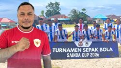 turnamen sainoa cup 2026 gairah olahraga dari wilayah pulau morowali