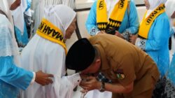 536 Jemaah Haji Palu Resmi Dilepas Wali Kota Hadianto