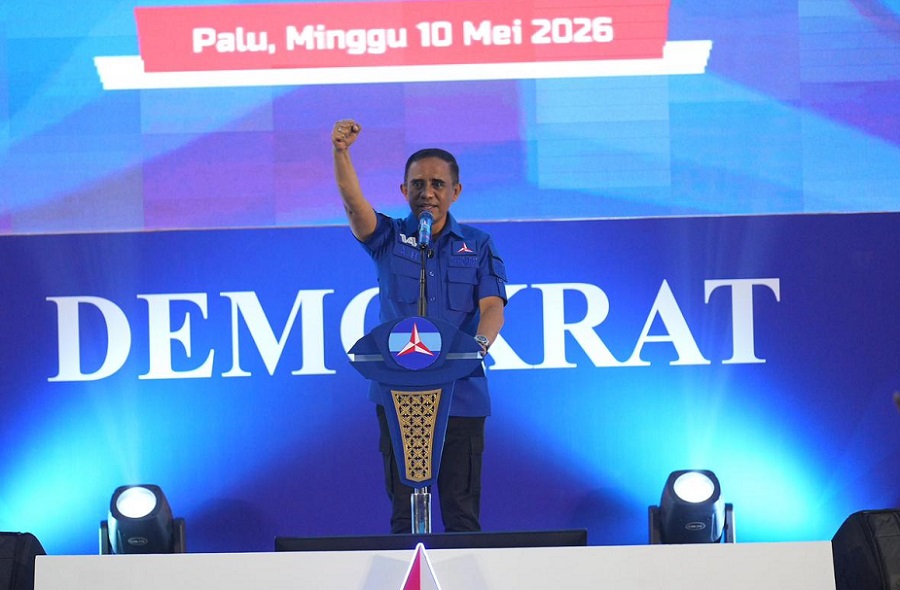 Anwar Hafid Terpilih Aklamasi, Kembali Pimpin Demokrat Sulteng Periode 2026–2031