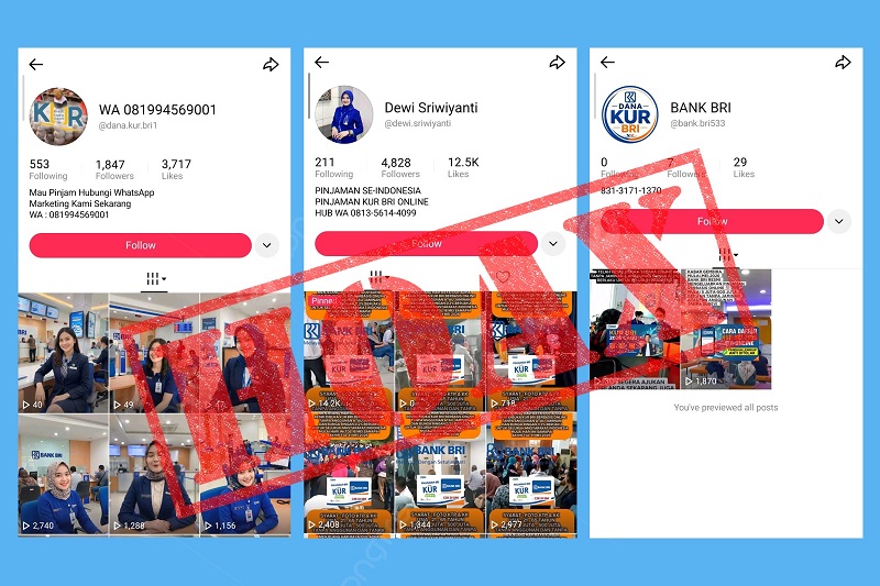 BRI Tegaskan Pengajuan KUR Tidak Ditawarkan Secara Online, Waspada Tautan Penipuan