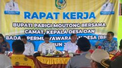 Bupati Erwin Burase Manfaatkan Raker di Sausu Serap Aspirasi Masyarakat