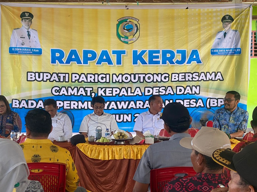 Bupati Erwin Burase Manfaatkan Raker di Sausu Serap Aspirasi Masyarakat