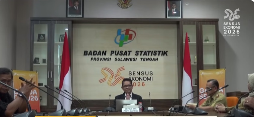 Ekonomi Sulteng Tumbuh 8,32% di Awal 2026, Masih Didominasi Industri Pengolahan