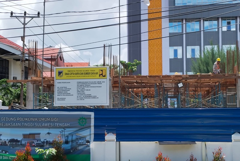 Hibah APBD 2026 Rp1,9 Miliar Sisa Pembayaran Renov Rumdis Kejati Sulteng Dipertanyakan