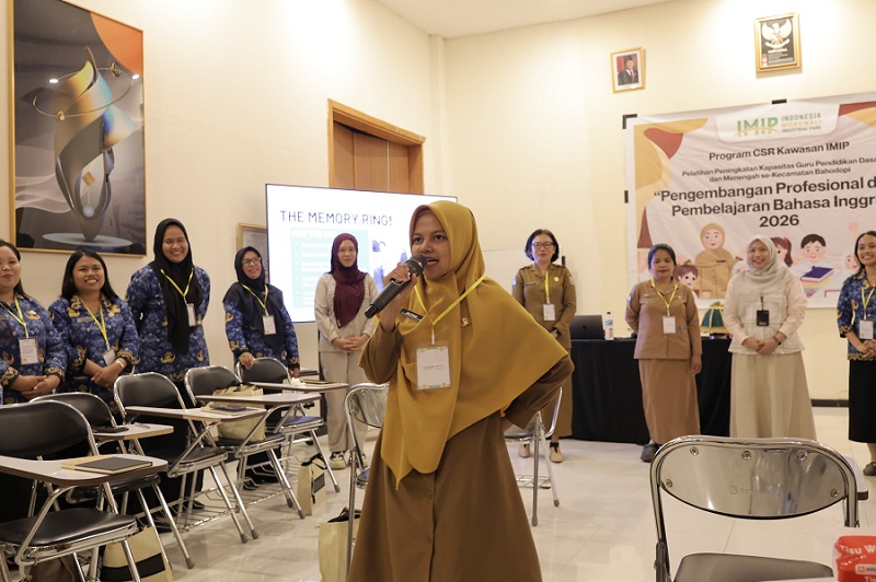 IMIP Tingkatkan Kapasitas Berbahasa Inggris bagi 150 Guru di Bahodopi