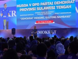 Musda Demokrat Sulteng Hari Ini, Anwar Hafid Menguat Terpilih Secara Aklamasi