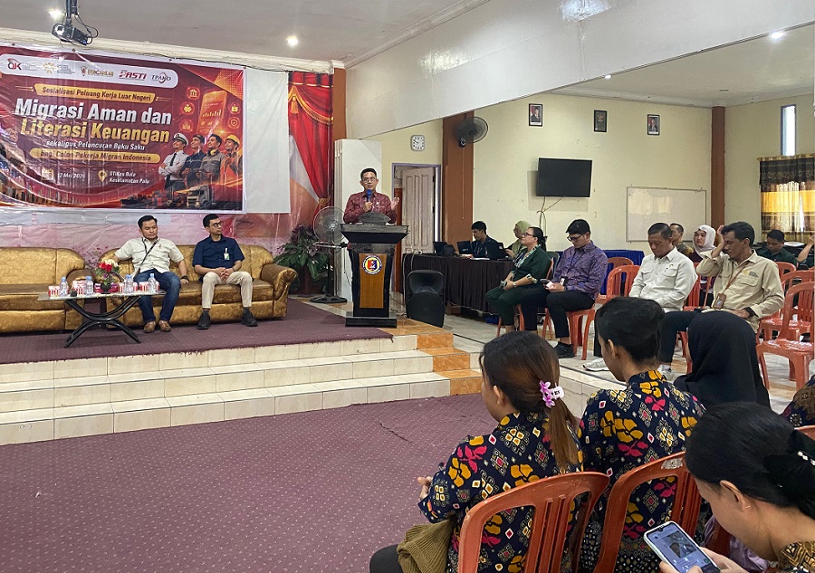 OJK Sulteng Edukasi Calon Pekerja Migran Literasi Keuangan, Sinergi BP3MI