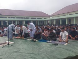 Yonif TP 825/GYS Gelar Salat Iduladha 1447H, Salat Id Perdana