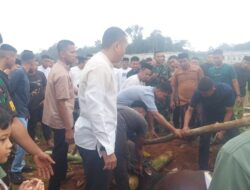 Yonif TP 825 GYS Sembelih 4 Ekor Sapi Kurban di Iduladha 2026