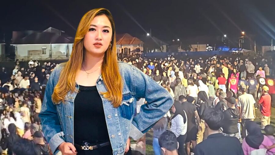malam hiburan penutupan ibr cup morowali dero bersama vita andjalim